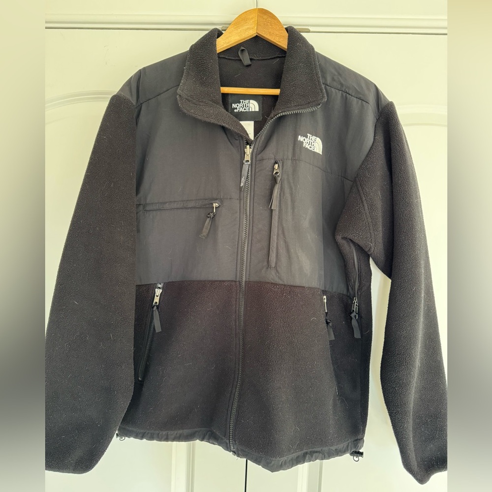 The North Face Black Fleece Jacket Retro Denali Jacket Windbreaker Ski S…